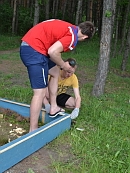 Благоустройство зоны отдуха на казенном пруду