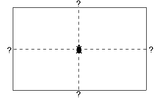 Подсчитаем шаги от центра до границ