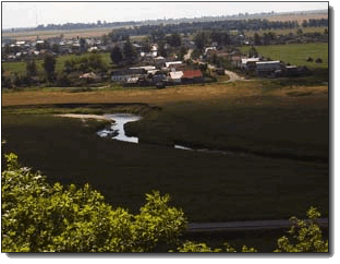 Вид на село с Красной горки