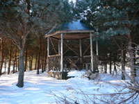 Беседка в парке Уеденение души