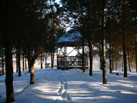 Беседка в гидропарке.Село Василевка