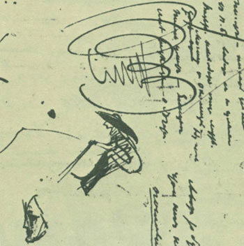 Возница похоронных дорог. Иллюстрация к повести Гробовщик. 9 сентября 1830 г.